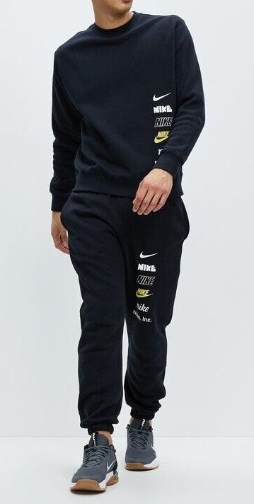 NIKE MUTLISTACK FULL TRACKSUIT MENS BLACK