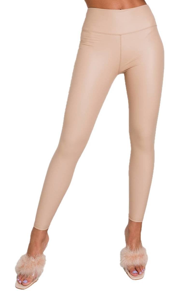 EUNICE Faux Leather Leggings - Glamoo - 