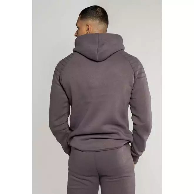 GREY SKINNY FIT BIKER TRACKSUIT - Glamoo - Sportswear