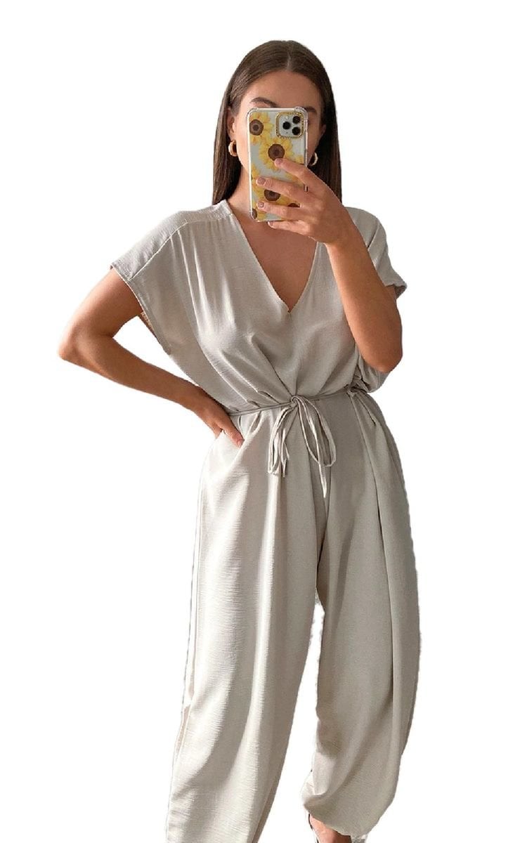 GWYNETH Oversized Jumpsuit - Glamoo - 