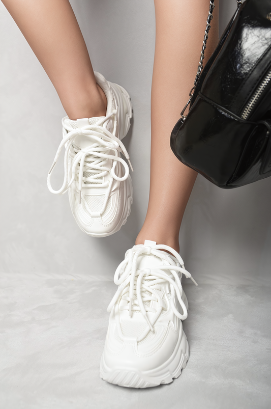 ADRIANA Lace-up Front Chunky Trainers