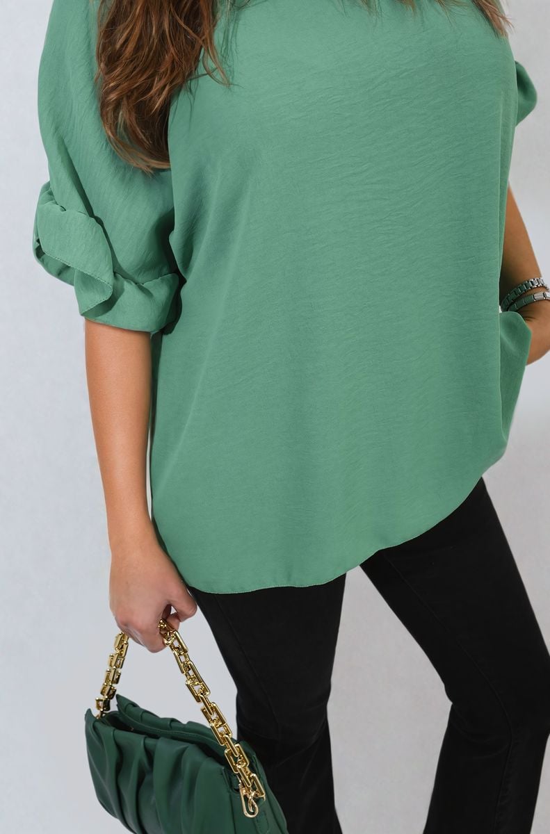 ALEXANDRA Frill Sleeve Top