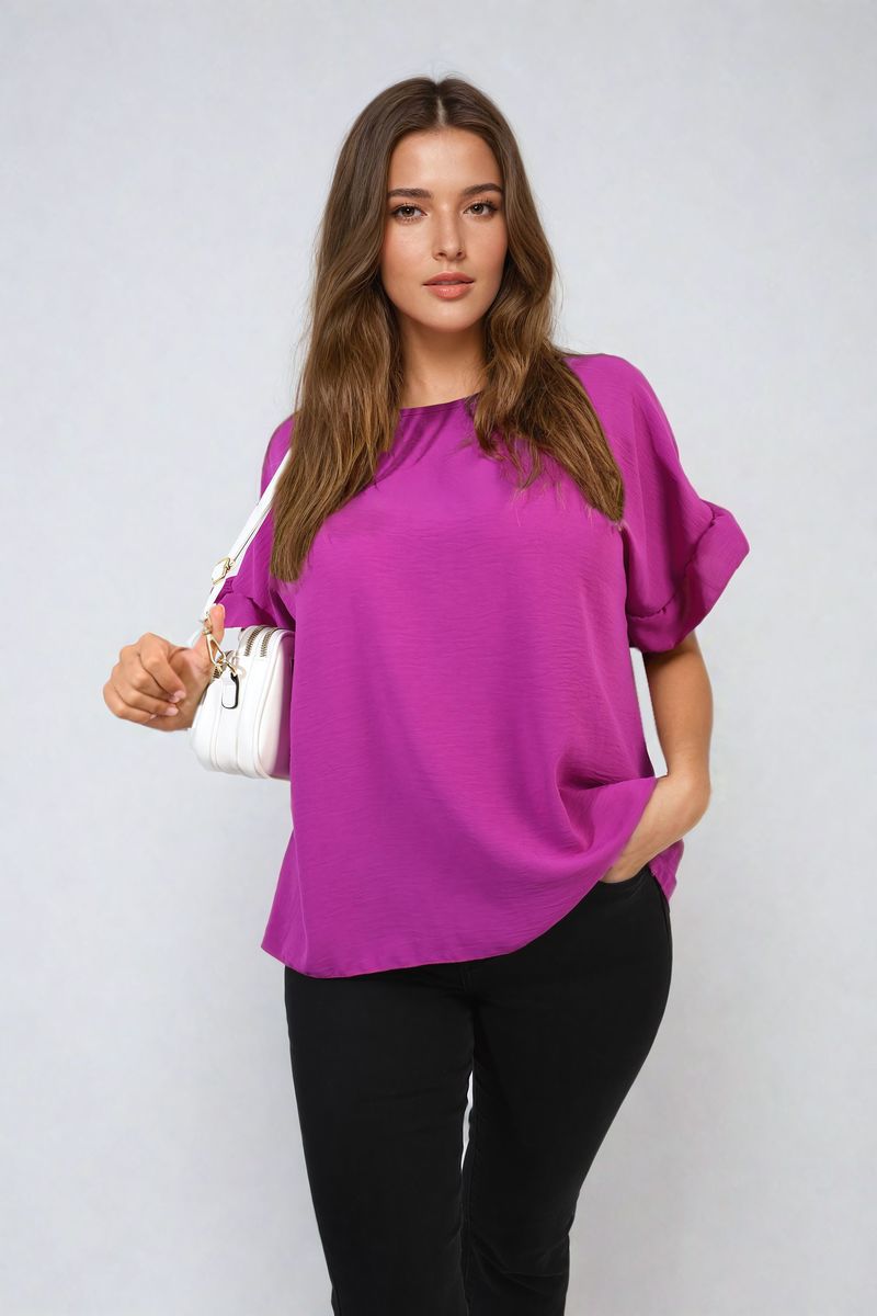 ALEXANDRA Frill Sleeve Top