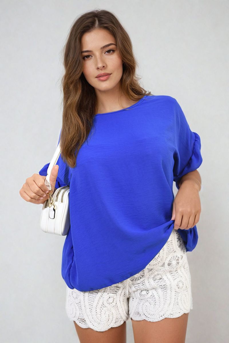 ALEXANDRA Frill Sleeve Top