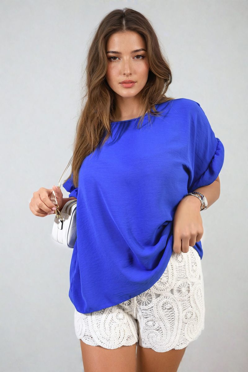 ALEXANDRA Frill Sleeve Top