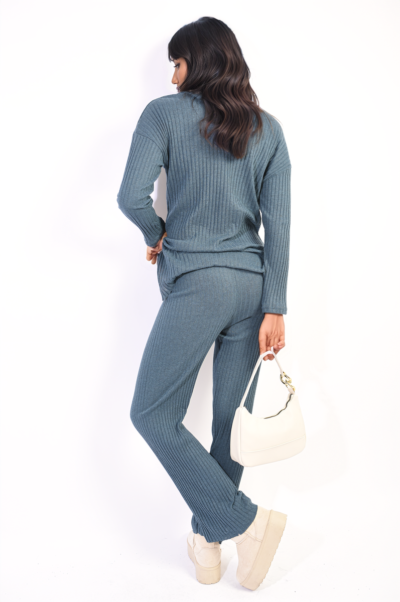 ANNALISE Knitted Top And Trouser Co-ord Set