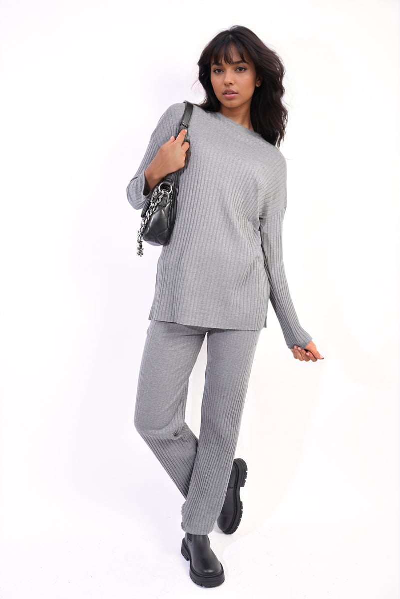 ANNALISE Knitted Top And Trouser Co-ord Set