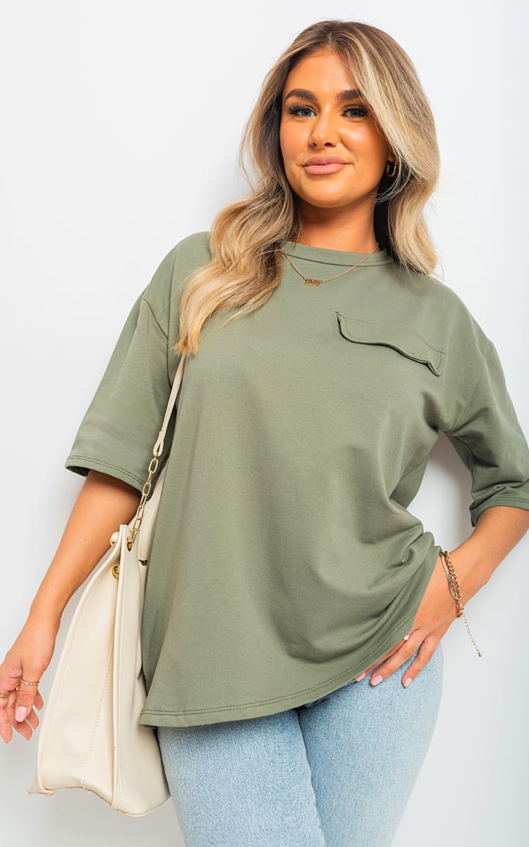 CAMRYN Oversized Cargo T-shirt