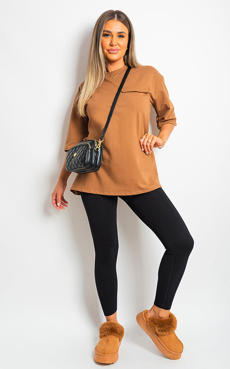 CAMRYN Oversized Cargo T-shirt