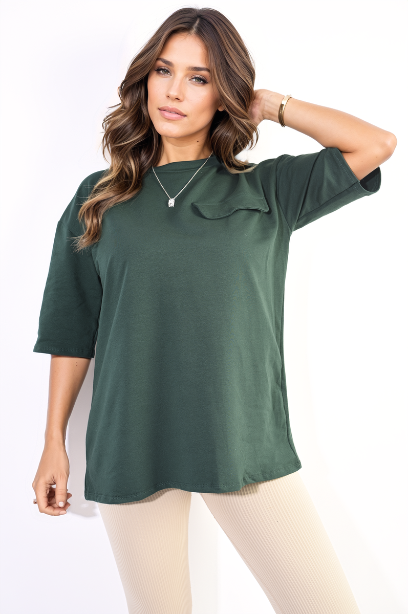 CAMRYN Oversized Cargo T-shirt