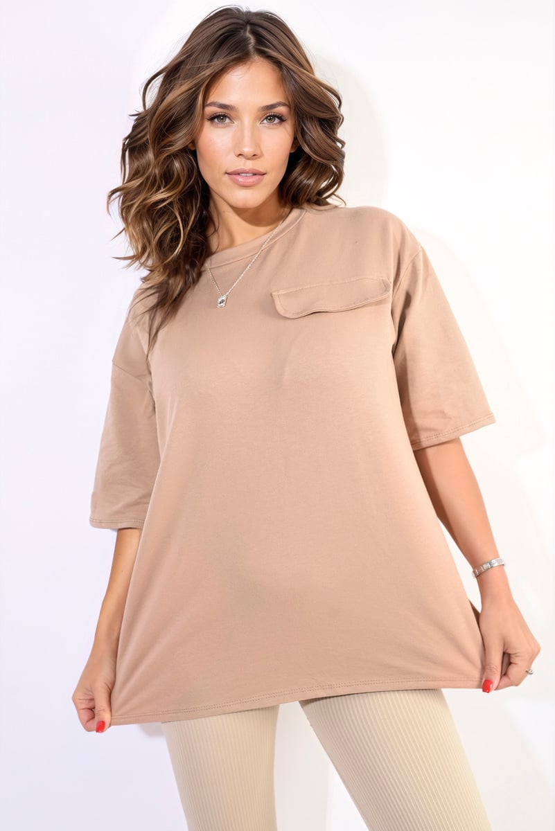 CAMRYN Oversized Cargo T-shirt