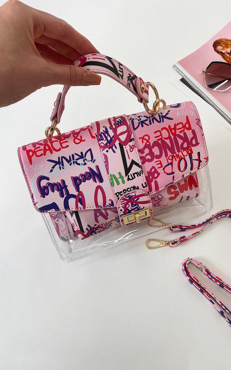 COLETTE Graffiti Print Handbag