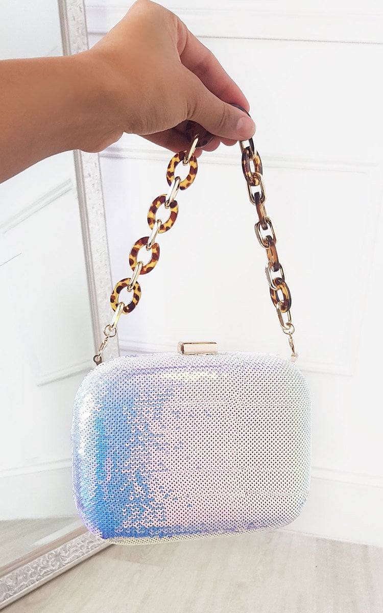 CONNIE Sequin Embellished Handbag