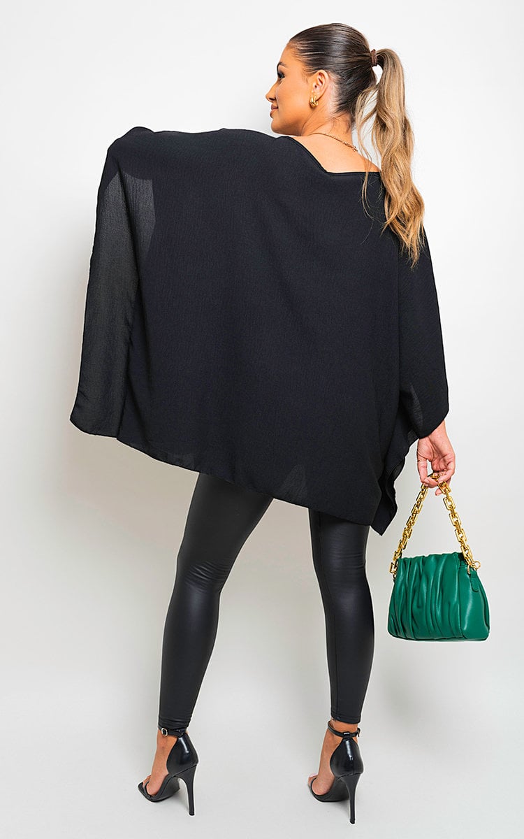 FATIMA Oversized Batwing Sleeve Casual Tops