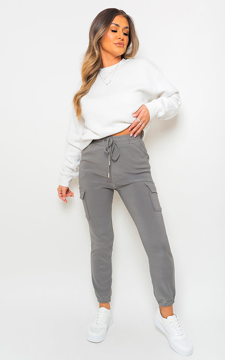 FRANKIE Cargo Pocket Trouser with Drawstring