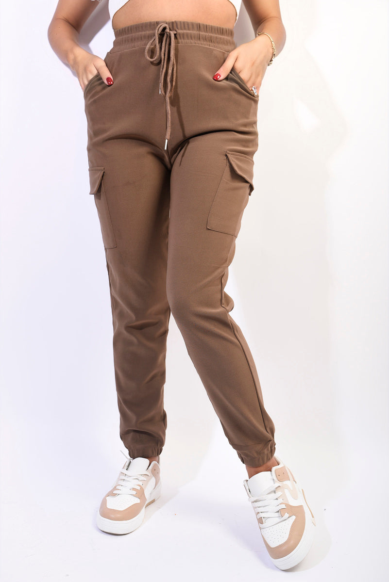 FRANKIE Cargo Pocket Trouser with Drawstring