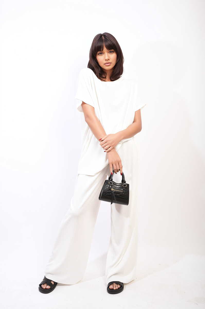 GABREILLA Oversized Top and Wide Leg Trouser Co-ord Set