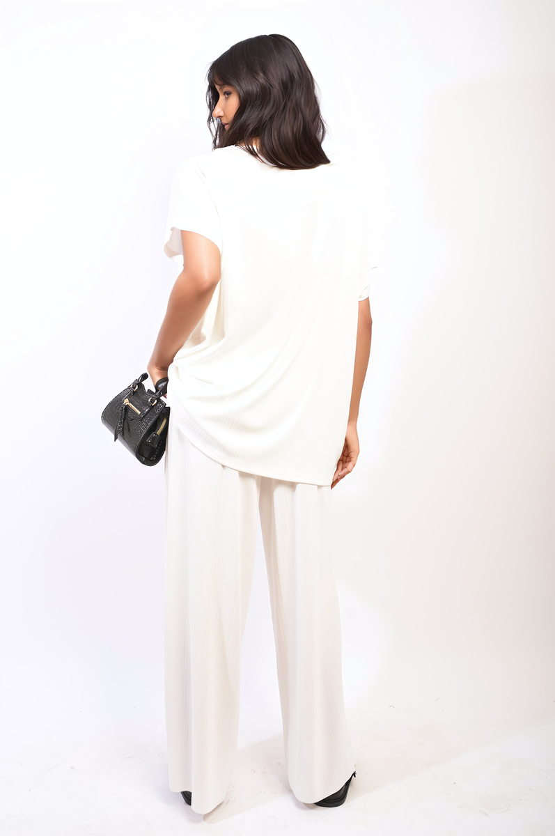 GABREILLA Oversized Top and Wide Leg Trouser Co-ord Set