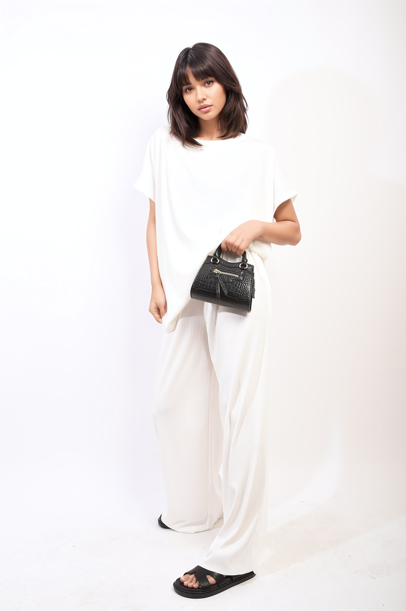 GABREILLA Oversized Top and Wide Leg Trouser Co-ord Set