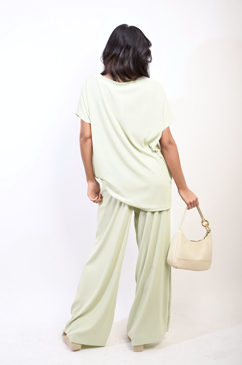 GABREILLA Oversized Top and Wide Leg Trouser Co-ord Set