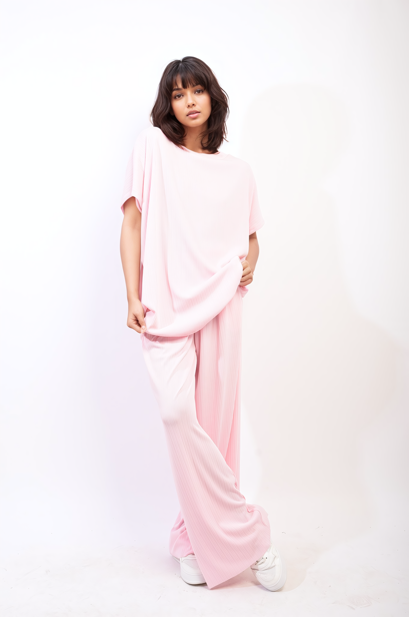 GABREILLA Oversized Top and Wide Leg Trouser Co-ord Set