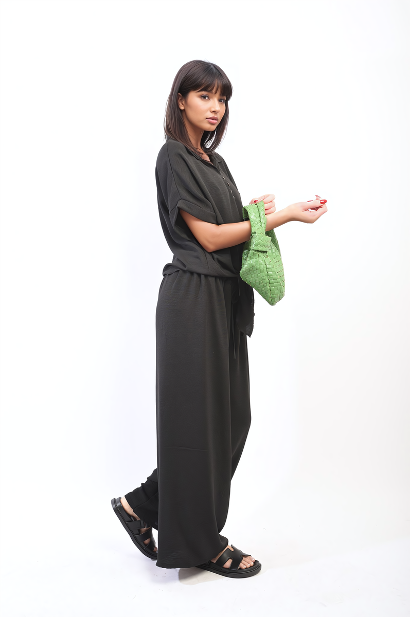 GABREILLA Oversized Top and Wide Leg Trouser Co-ord Set