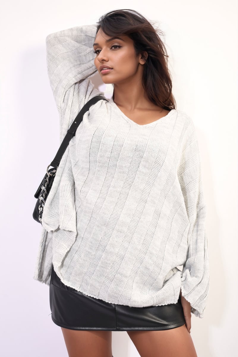 GABRIELLE Oversized Knitted Jumper