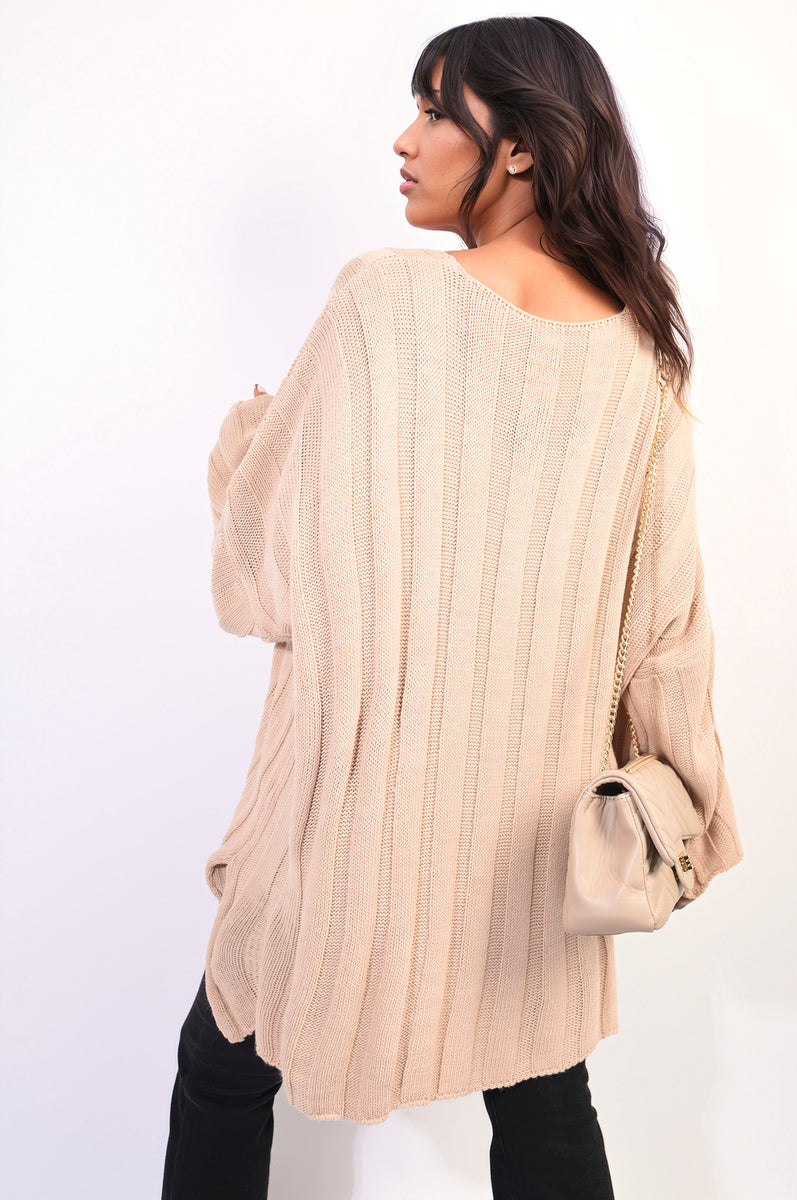 GABRIELLE Oversized Knitted Jumper