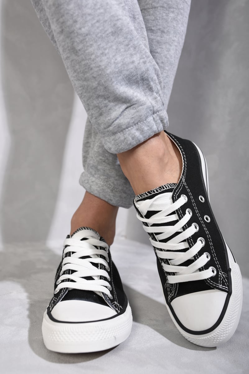 JENNA Platform Low Top Lace Up Trainers