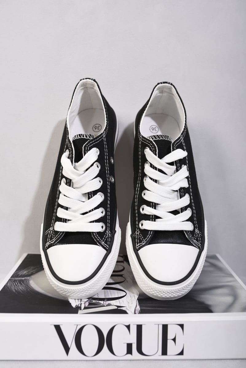 JENNA Platform Low Top Lace Up Trainers