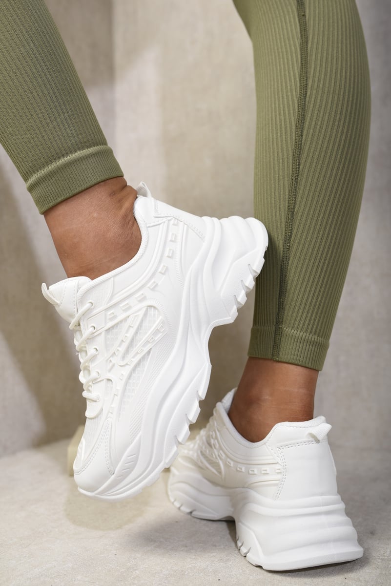 KYLEIGH Wedge Lace-Up Chunky Trainers