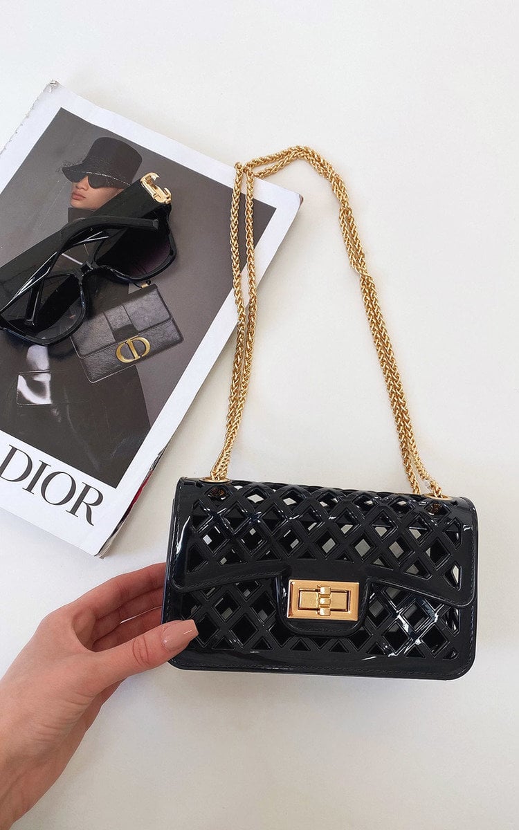 LAURA Chain Detail Handbag