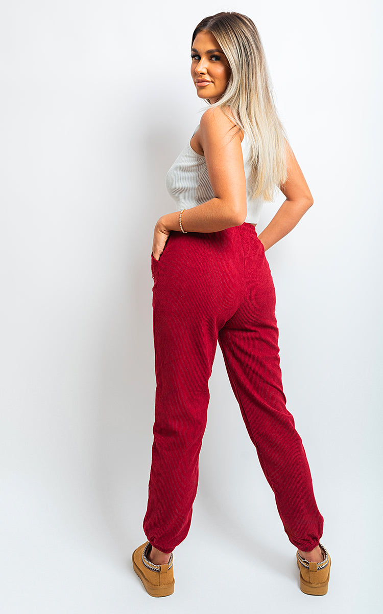 NOEMI High Waisted Drawstring Trouser with Pockets