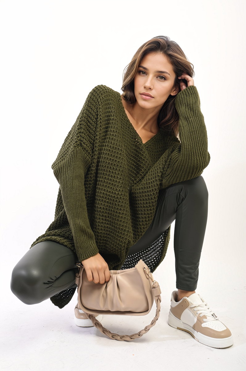 Oversized Chunky Knitted Jumper