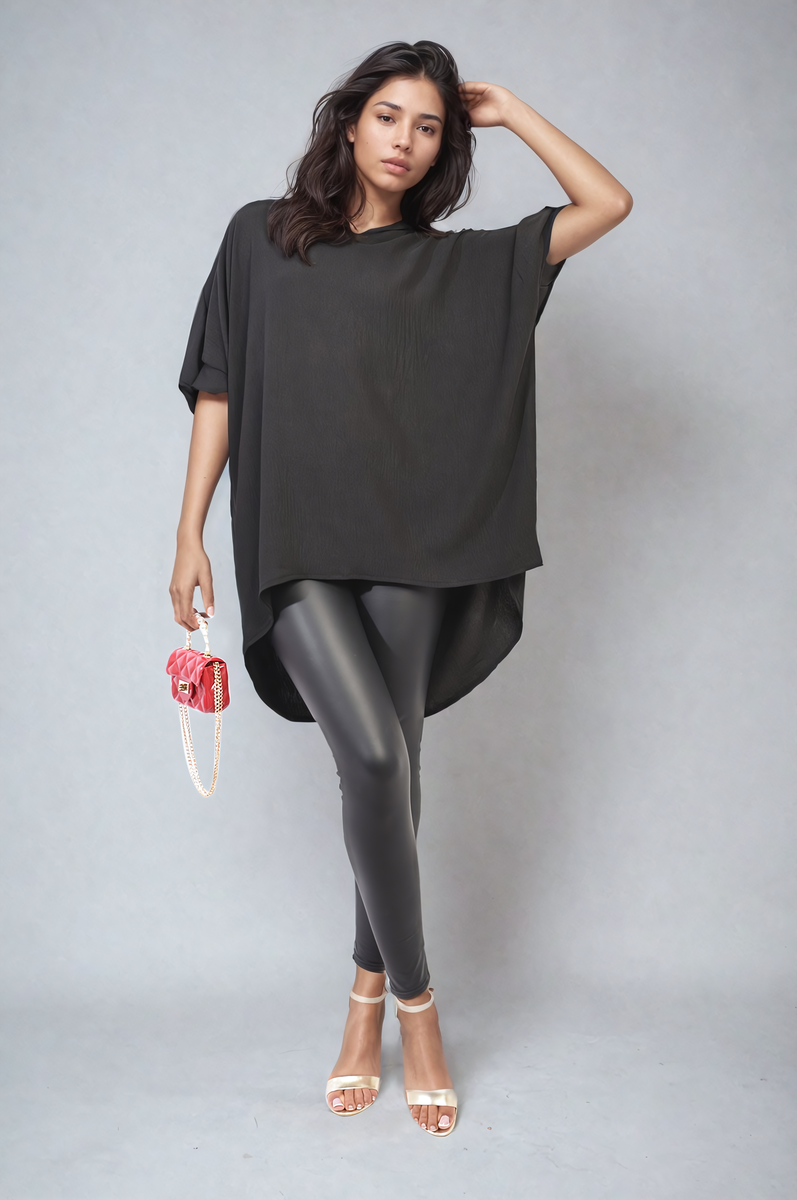 REIGN Balloon Sleeve Oversized Top