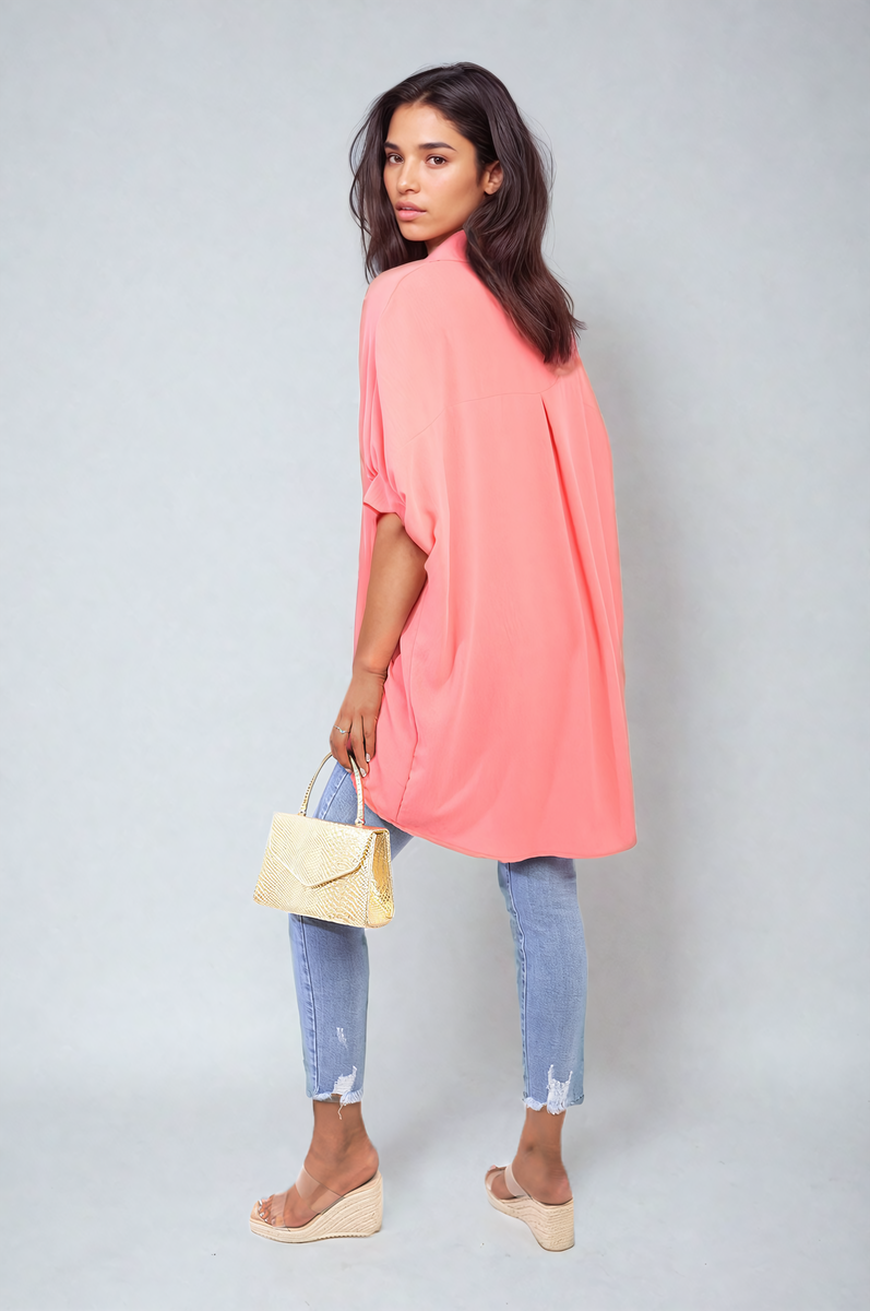 REIGN Balloon Sleeve Oversized Top