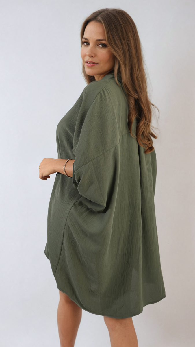 REIGN Balloon Sleeve Oversized Top