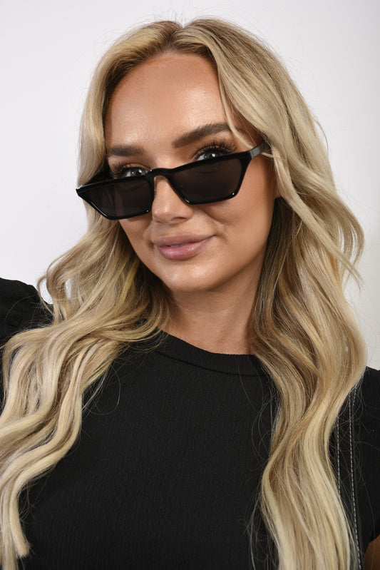 RYLAN Skinny Trapezoid Sunglasses