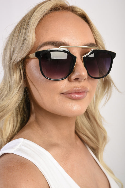 TORI Brow-Bar Cat Eye Sunglasses