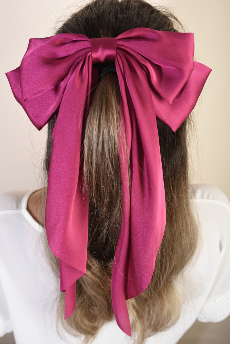 WINONA Elegant Big Bow Hair Clips