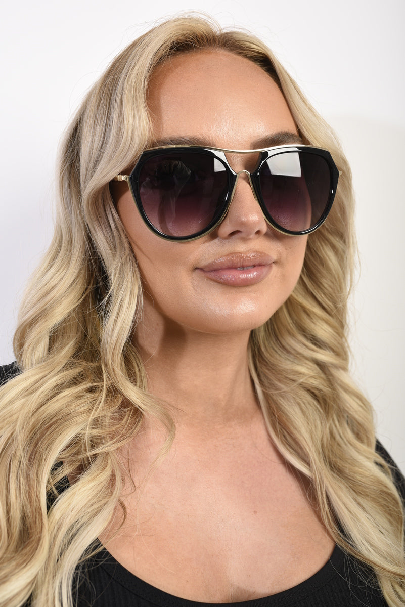 YARA Big Frame Oval Sunglasses