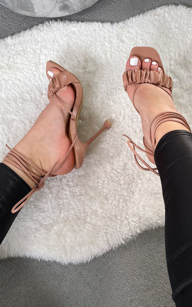 ZIZI Strappy Mule Heels