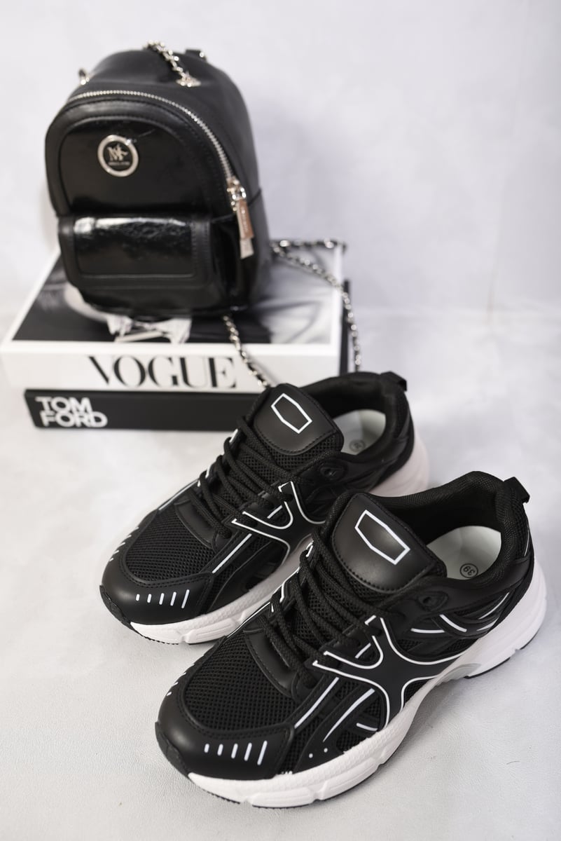 ZOEY Lace Up Chunky Trainers