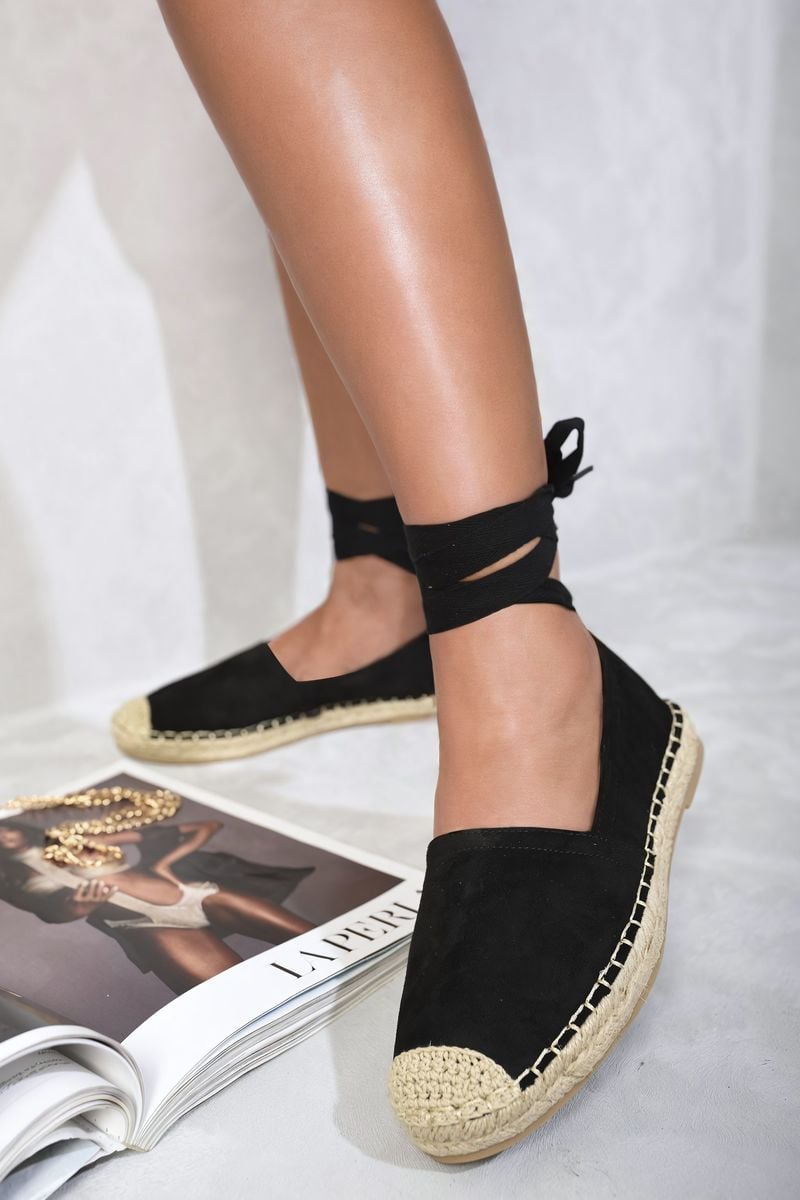 ZOEY Tie Leg Espadrille Sandals