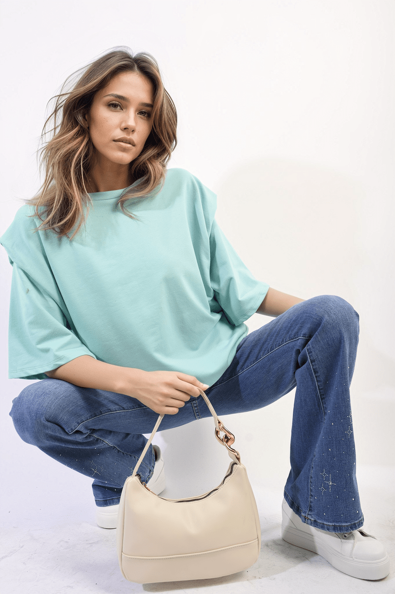 JEANETTE Oversized Top - Glamoo - shirts & tops