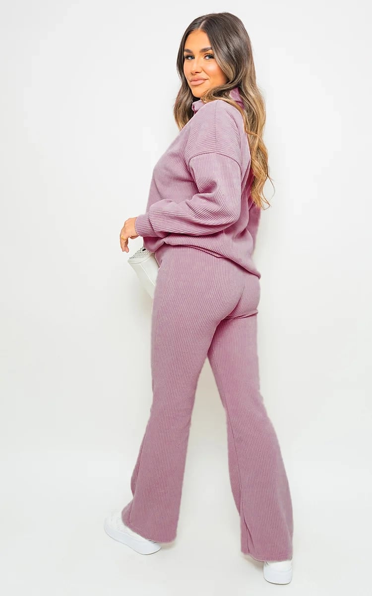 KELSEY Collared Long Sleeve & Trouser Co - ord Set - Glamoo - 