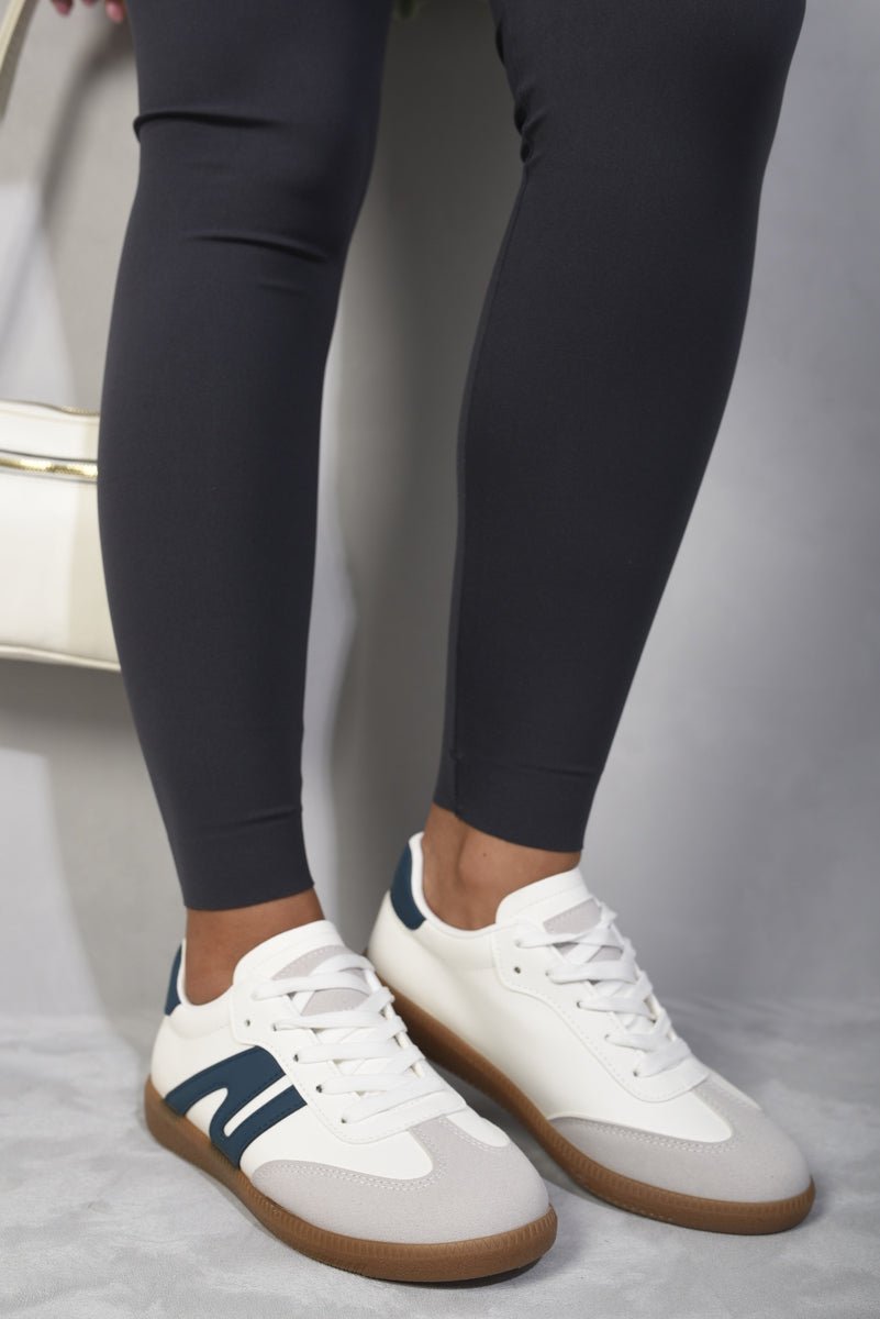 Low Top Lace-Up Trainers - Glamoo -