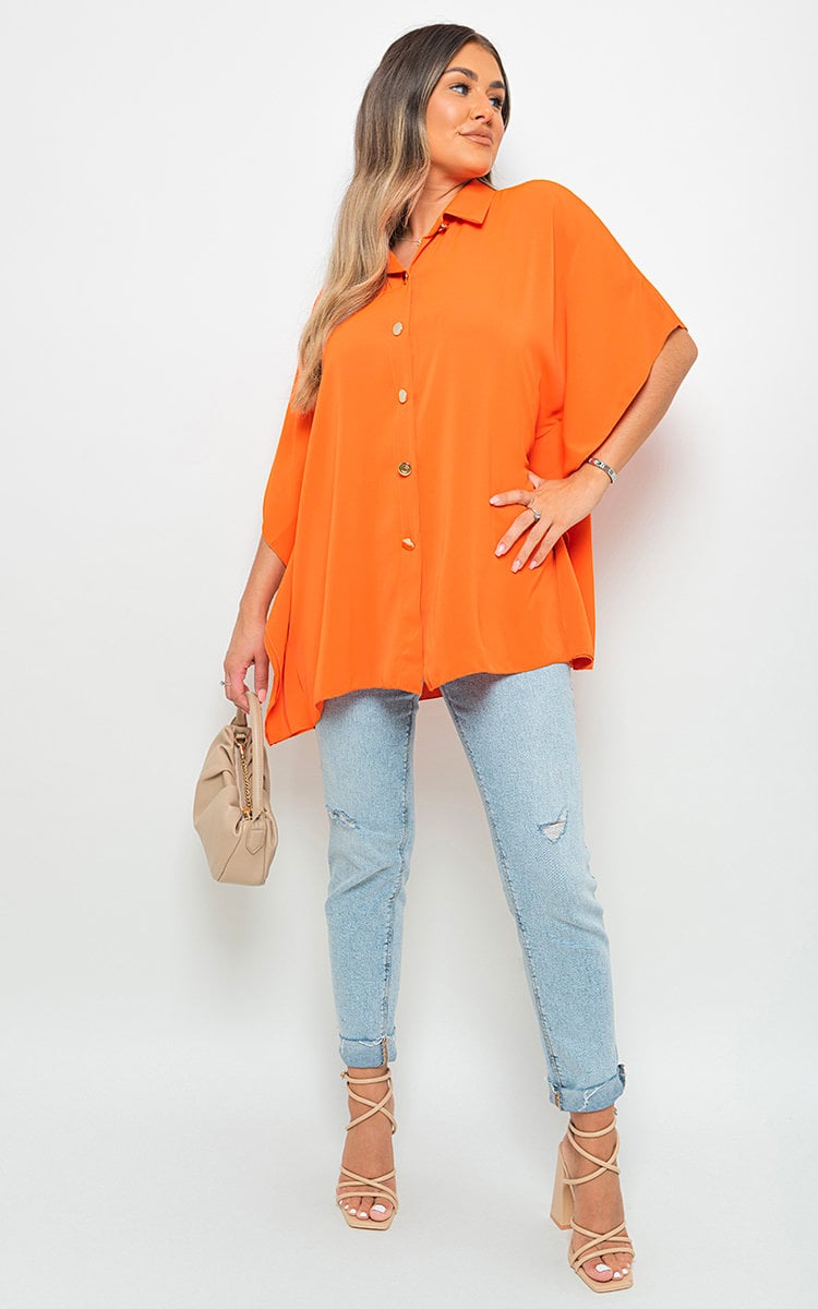 MARGARET BUTTON DOWN CASUAL SHIRT - Glamoo -