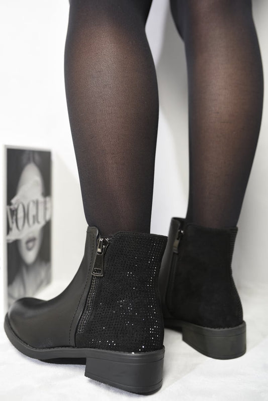 Side Zipper Chelsea Ankle Boots - Glamoo -